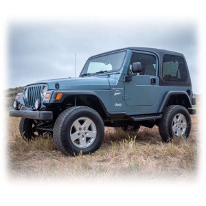 Jeep TJ Hardtop - TURN Offroad - Squareback, 1-Piece - White - `97-`06